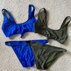 2x Bikini with Bralette Top